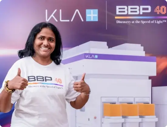 KLA India's Bharathi Shanmugam, lead engineer, Software Quality Engineering. 